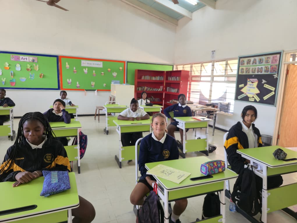 Upper primary pupils in a Simba classroom
